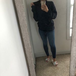 Navy OBEY windbreaker